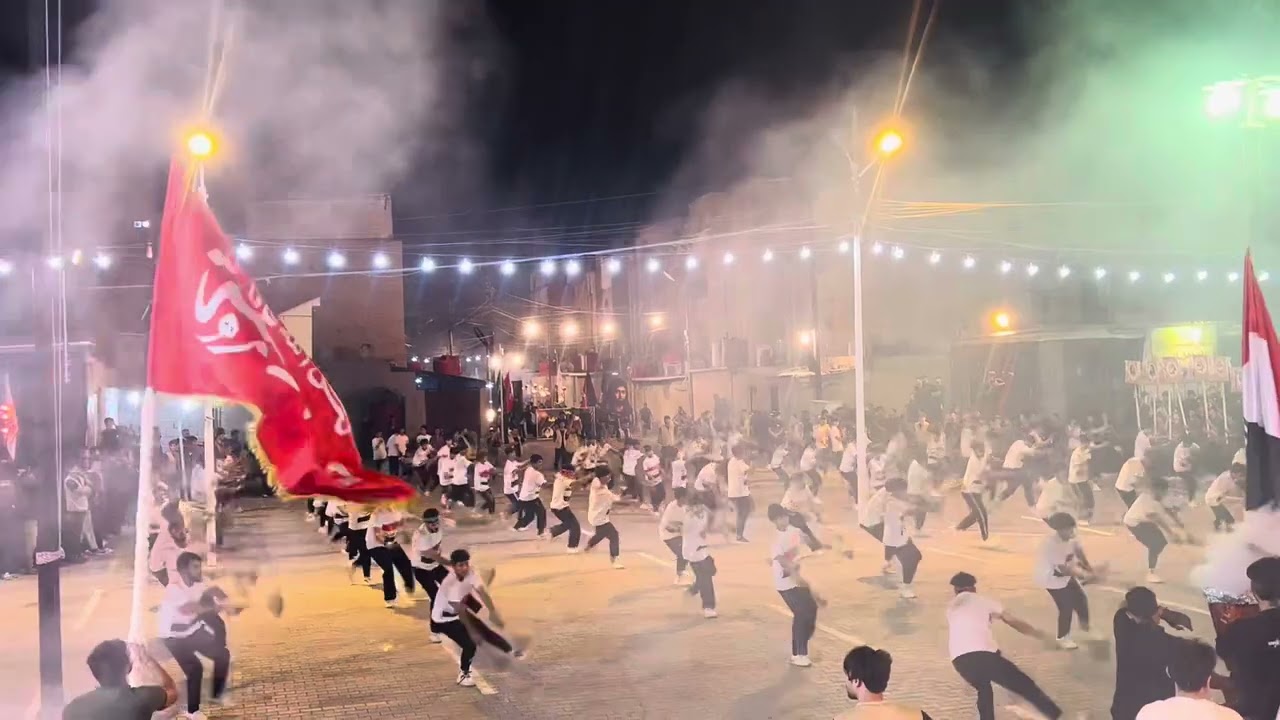 استعراض موكب شهداء الحشد /البصره الاصمعي  الرادود احمد التميمي