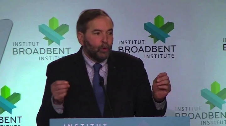 Tom Mulcair delivers remarks at Progress Summit 2015