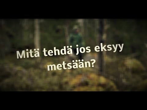 Video: Mitä Tehdä, Jos Eksyt Metsään