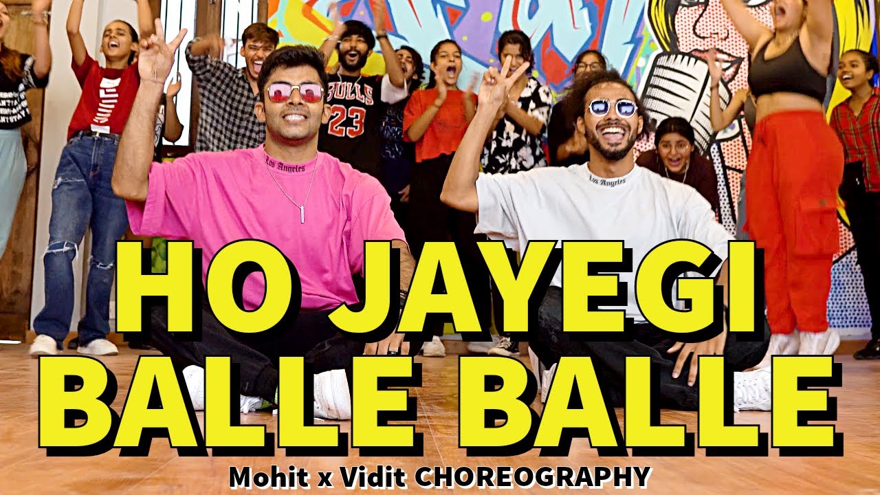 Ho Jayegi Balle Balle   Daler Mehndi  Dance Workshop  Vidit X Mohit Choreography