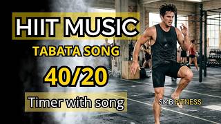 20 Min Tabata Workout | 40/20 HIIT Music | Electro HIIT music Mix 40/20