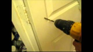 Attaching Spice Rack or other Device to Hollow Core Door
