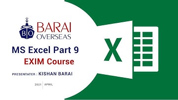 Part 9 - Overseas Customers and Inventory Management : Excel Course for Startup Exporter & Importer