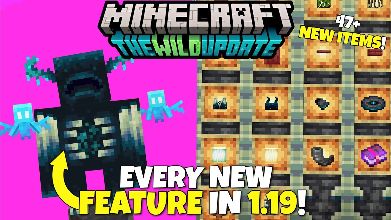 MINECRAFT 1.19.2 - SAIU! NOVA VERSÃO DEFINITIVA DA THE WILD UPDATE 