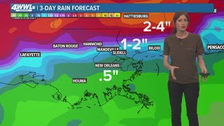 New Orleans Weather: Hot and sunny now, some storms late this week