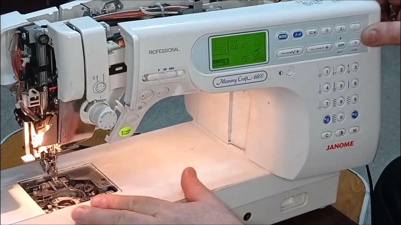 Janome 6600 YouTube