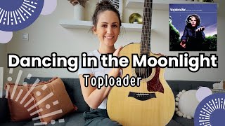 Dancing in the moonlight - Toploader [Beginner Guitar Lesson Tutorial] strumming and picking