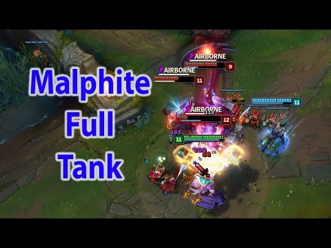 League of - Build Malphite tank top lane season 7 - YouTube