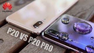 Huawei P20 Pro vs P20 Unboxing and Camera Comparison Test!