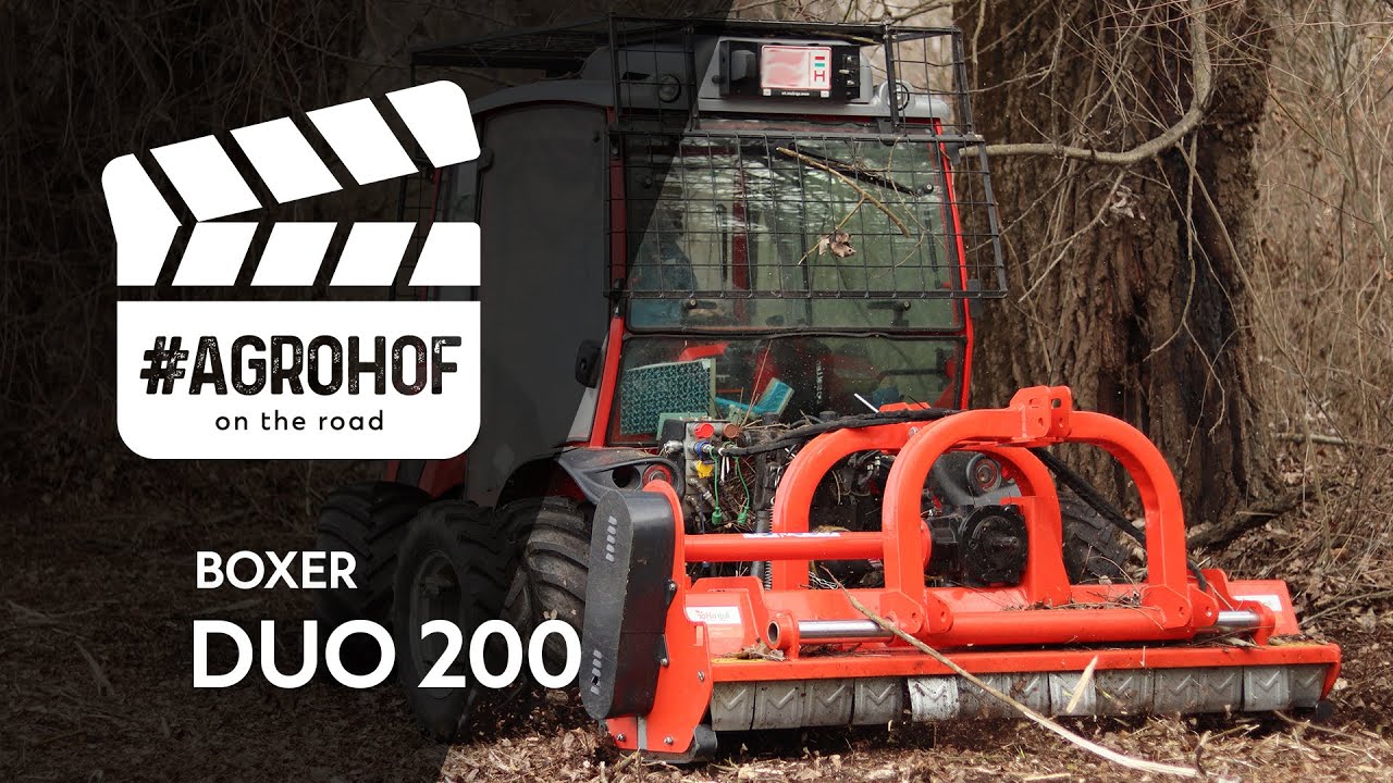 Boxer DUO 200 flail mower │Antonio Carraro TTR 7800 🚜