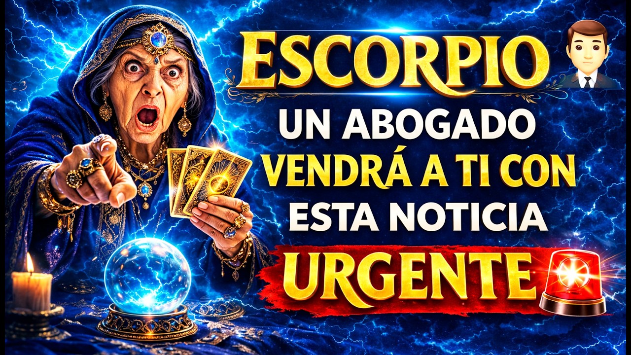 ESCORPIO ♏👨‍⚖️ Un Abogado Vendrá A Ti💼 Con Esta Noticia Urgente🚨Te Revelaré Todo⚡Esto Sucederá Ahora