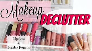 Makeup Declutter 2016 | Lipglosses & Jumbo Lip Pencils