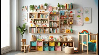 📚 X-cosrack Wall Mounted Metal Kids Bookshelf | Best Wall Book Shelf Organizer for Kids 📚