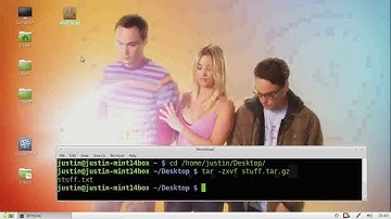 extract a tar.gz file in Linux Mint 14 [UPDATED w/sound]