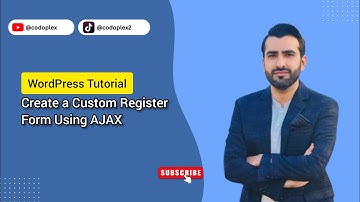 CREATE AJAX Powered Custom Register Forms in WordPress Plugins FAST?