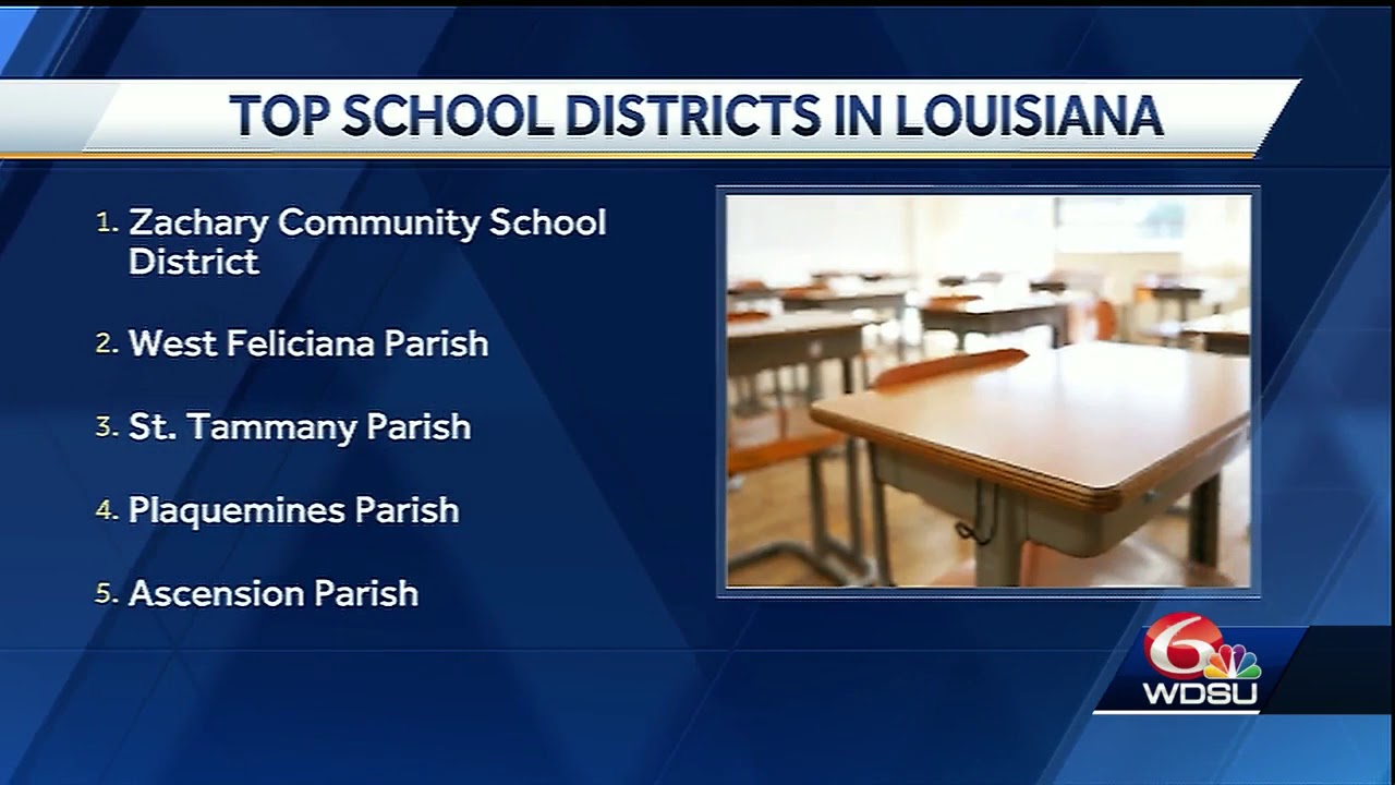 Check out the best school districts in Louisiana YouTube