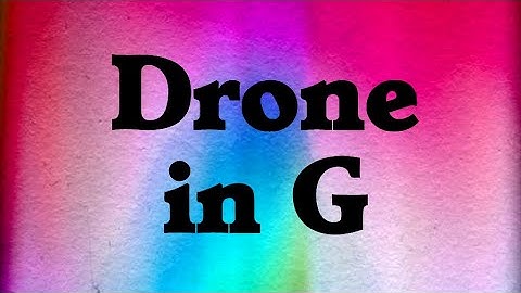 Atmospheric Drone Backing Track For Modes Practice in G Minor