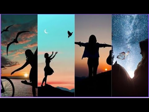 Girl Looking Moon Images | Alone Girl Dp PhotoPics | Girl Looking Moon PicsImagesPhotoDpDpzDps