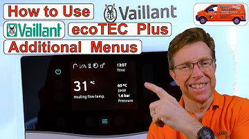 Vaillant ecoTEC Plus Menus, Explained in Detail on the New Touch Screen Display, Clear Instructions