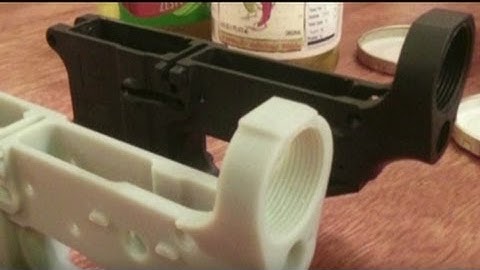 Can 3-D printers make plastic weapons?
