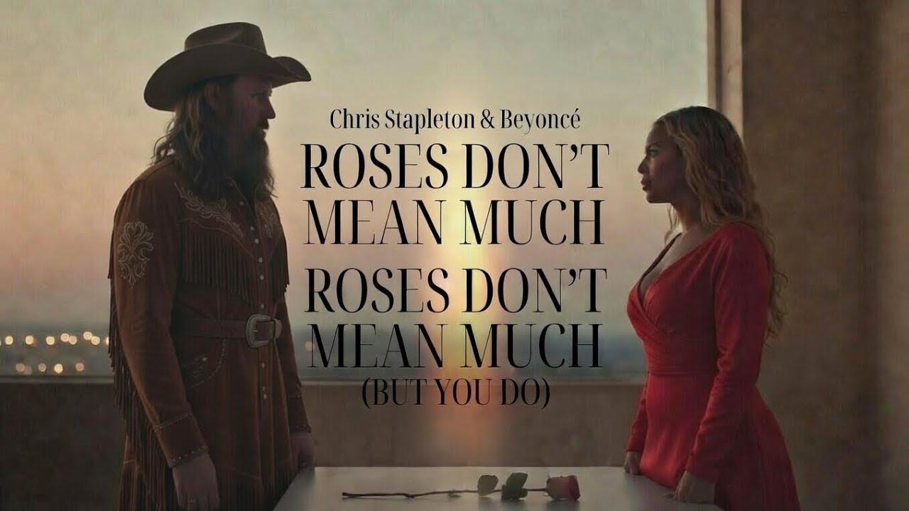 Roses Don't Mean Much (But You) 🌹 -  Chris Stapleton Ft Beyounce | Country Pop/ Country soul.