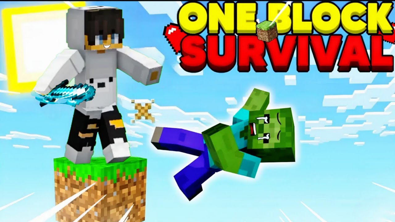 Minecraft PE 1.21 OneBlock Series 😍 Ep 1 In Hindi | Mcpe 1.21 OneBlock ...