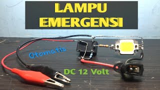 LAMPU EMERGENSI 12 VOLT OTOMATIS CHARGER SAAT LAMPU MAT |||AUTO CUT AKI MOTOR
