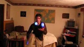 Freestyle Three Ball Juggling