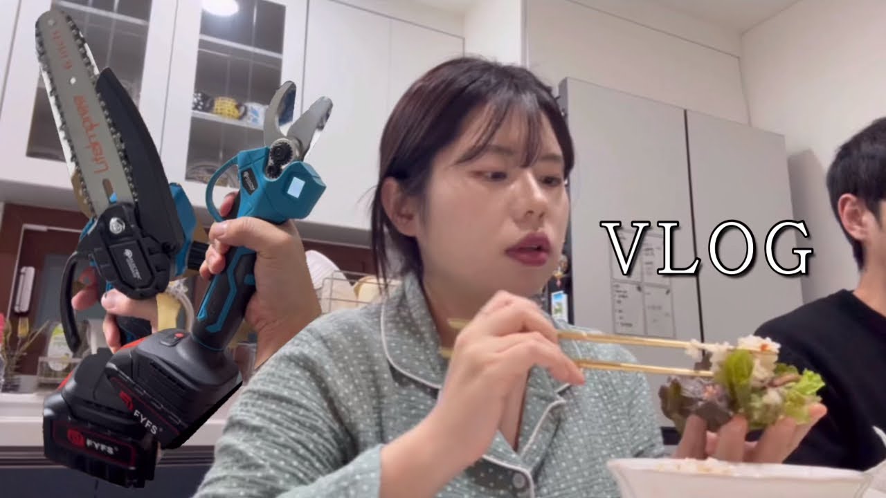 시골살이 장비 FLEX🔥 | 남해 마늘돼지 + 전원주택에서 직접 키운 상추로 차린 밥상 최고였다 