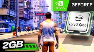 Testando Sleeping Dogs na GT 210 / Core 2 Quad Q9500 e 2GB RAM