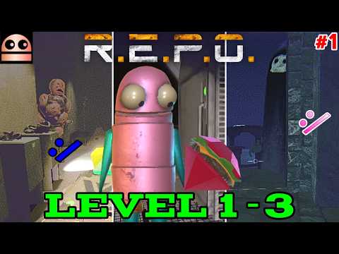 THIS GAME BECAME ONE OF MY FAVORITES! - R.E.P.O. | Solo Level 1-3