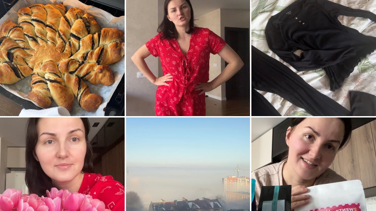 ❤️Нові піжамки для дому|| 🥰ДЕНЬ закоханих | захворіла дочка || домашня випічка