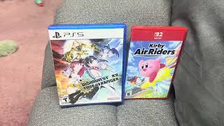 Unboxings &amp; Recent Pickups Ep 485 Digimon PS5 &amp; Kirby Air Riders Switch 2