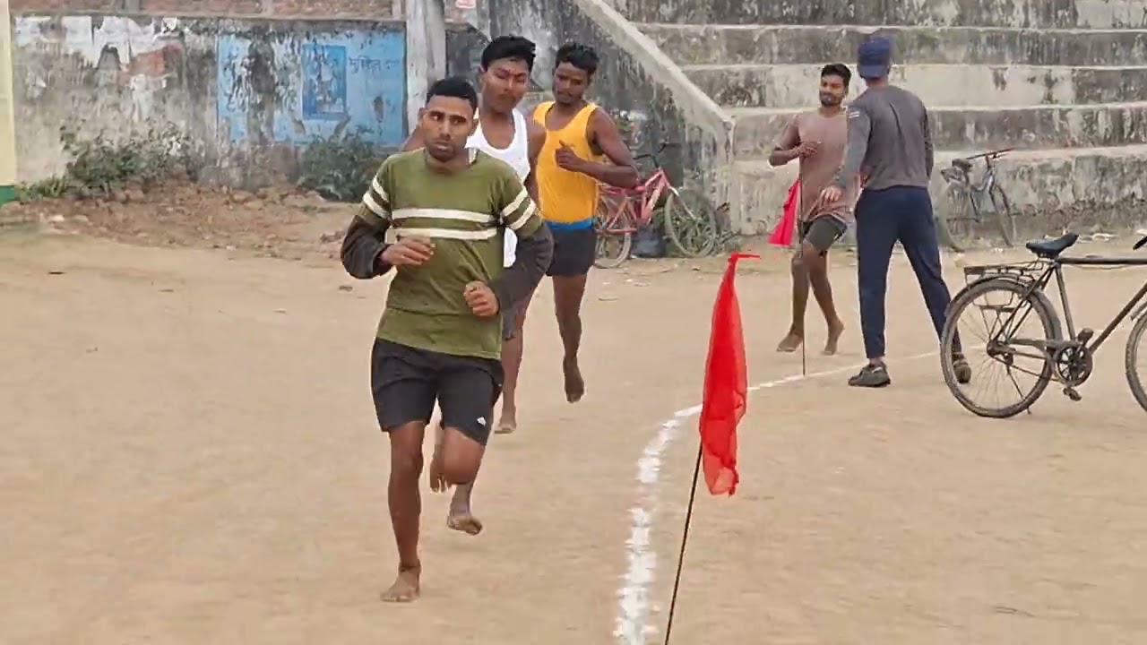 Rajauli Defence Academy बिहार पुलिस Batch ka Running टेस्ट time 