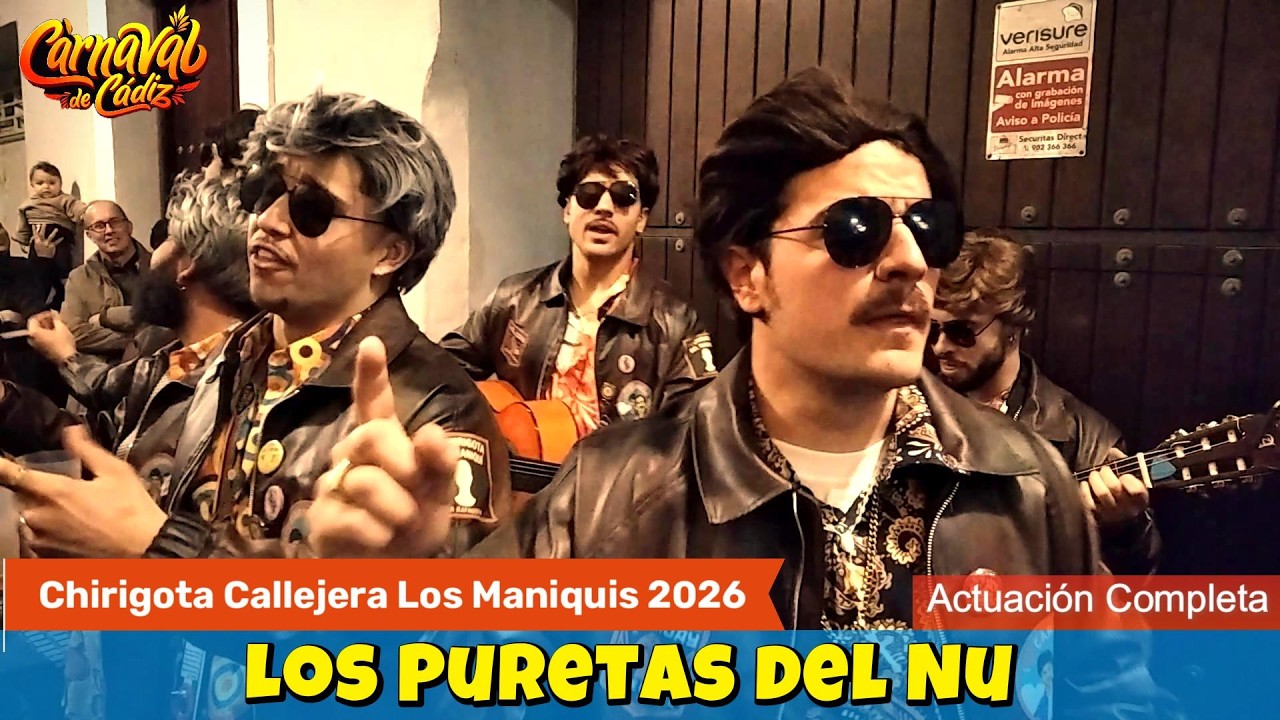 Chirigota Callejera del Maniqui 2026: Los puretas del Nu - Descubrimiento Carnaval Cádiz 2026
