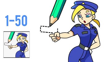 Draw Puzzle: Menggambar Master All Levels 1-50 Gameplay Walkthrough Android, iOS