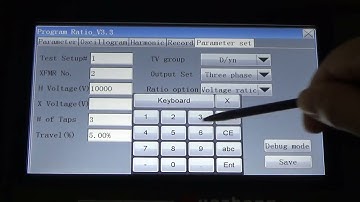 HZBB-10B-I Handheld Transformer Turns Ratio Test Set Operating Video