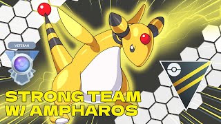 I'M BACK W/ STRONG AMPHAROS ULTRA LEAGUE TEAM | Pokemon GO Battle League