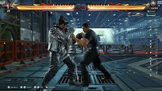 Tekken 8 PEWGF.  You can buffer the Forward input. -_-