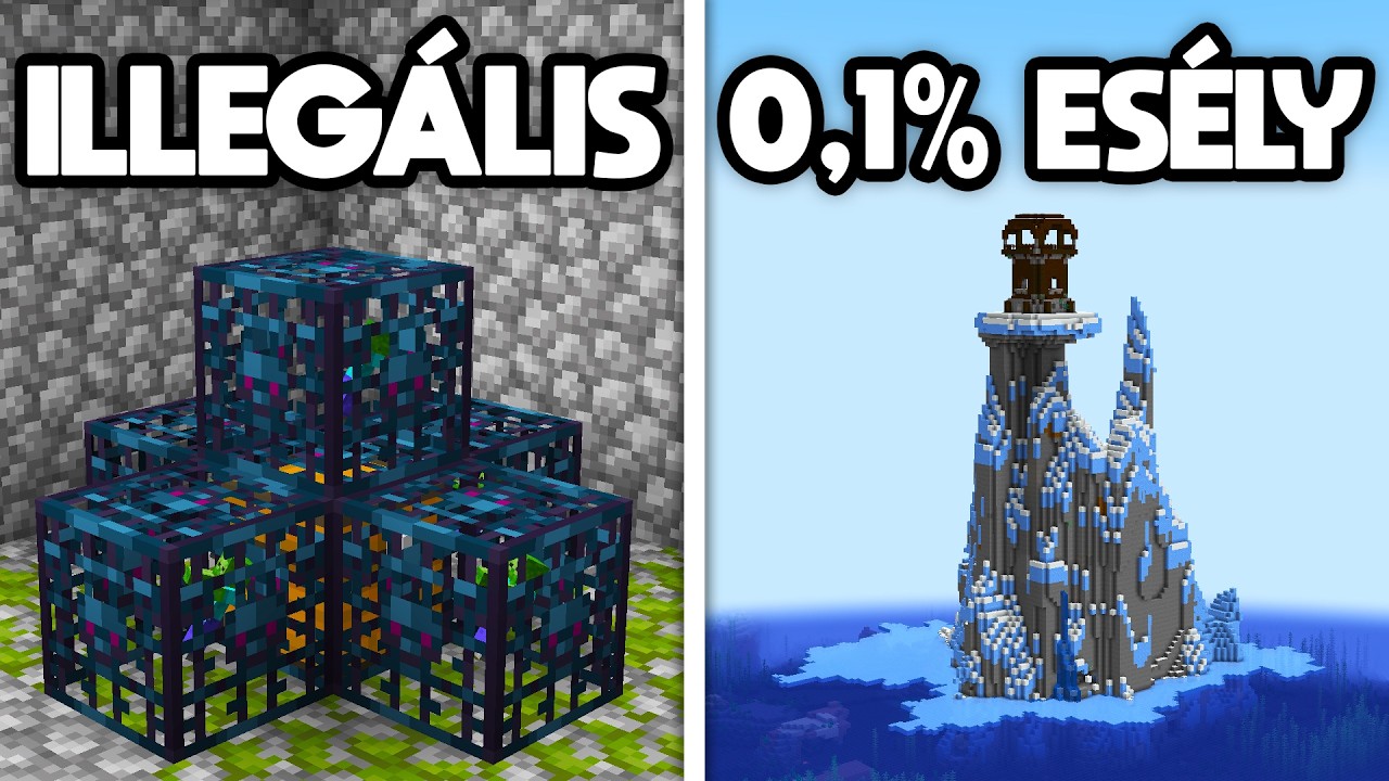 Leteszteltem 10+1 Illegális Minecraft Seedet