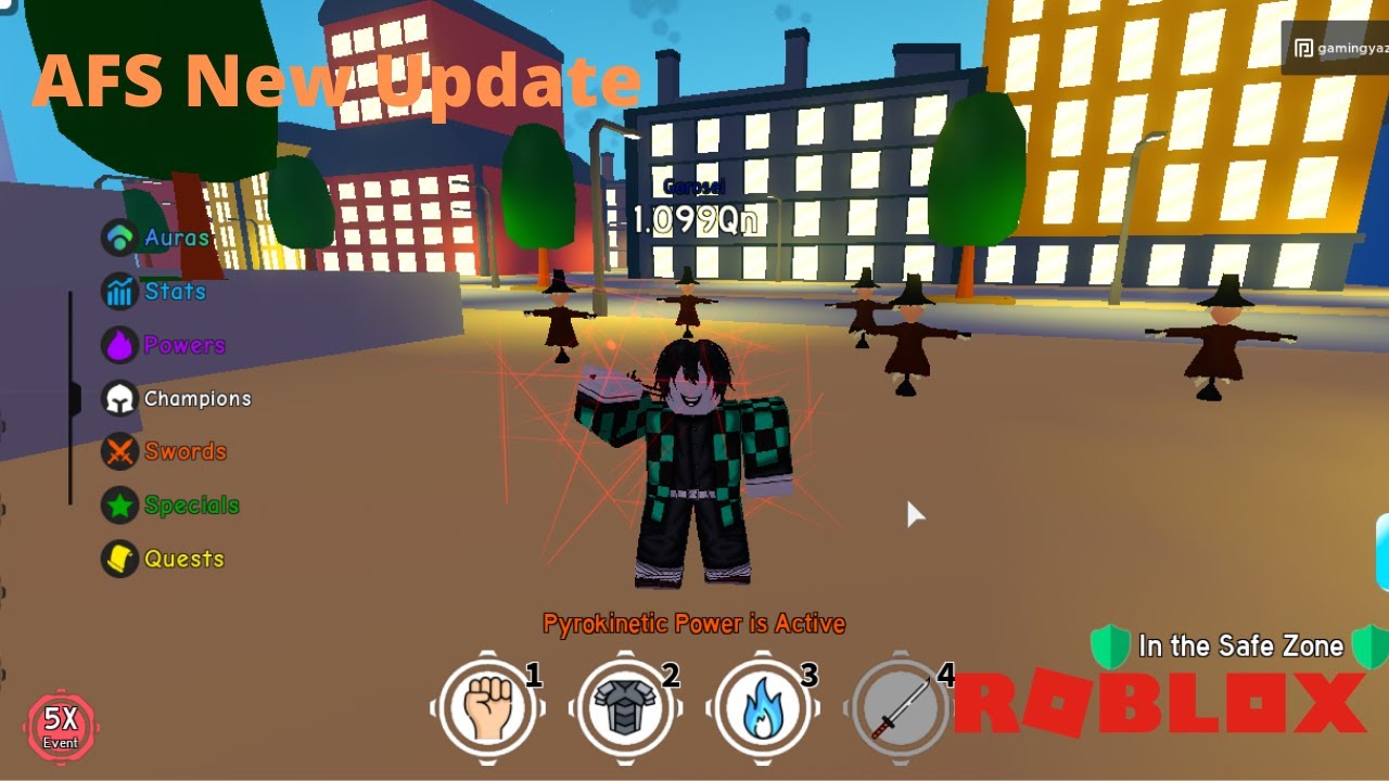 Checking out the new Anime Fighting Simulator update (ROBLOX AFS