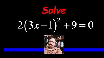 Solve by Extracting Square Roots - COMPLEX ROOTS!