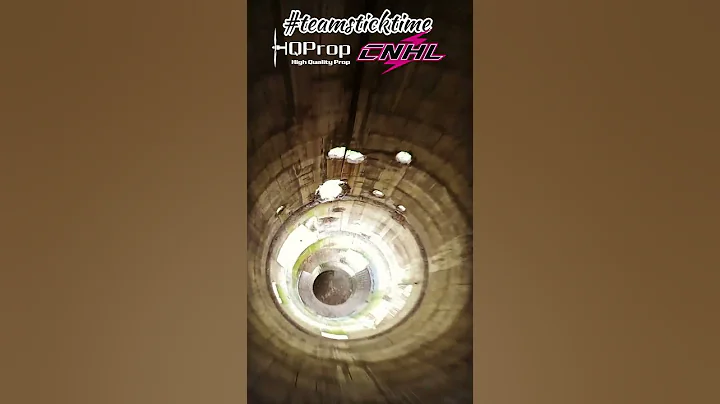 diving INTO a 100 meter chimney  #cnhl #hqprop #teamsticktime #epic