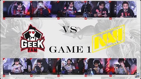Geek fam VS NAVI - Game 1 - MPL ID S16 W5 D1