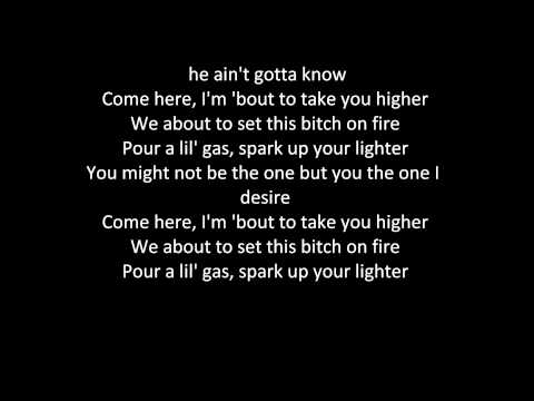 J - Higher Lyrics On Screen