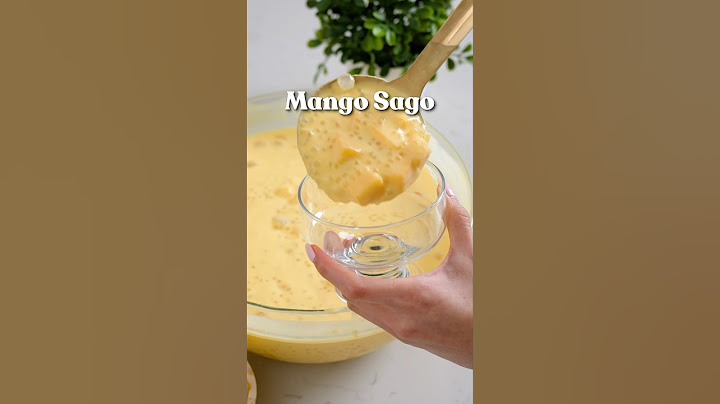 If you like Mangoes, you’ll LOVE this Mango Sago