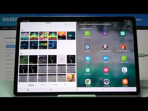 Cómo abrir dos aplicaciones en pantalla en SAMSUNG Galaxy Tab S7+ - pantalla dividida