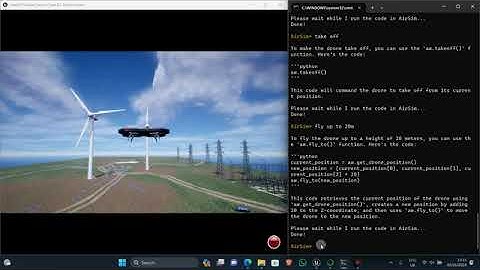 1st attempt using ChatGPT to control a drone in Airsim