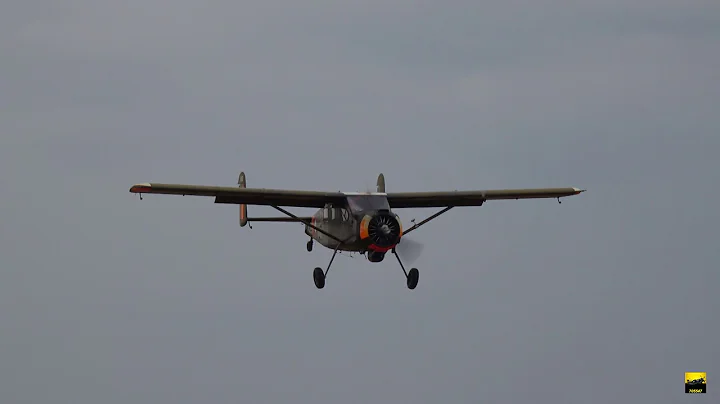Max Holste Broussard - take off, flyby & landing -...