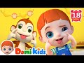 Five little monkeys more domi kids songs  nursery rhymes  educational songs